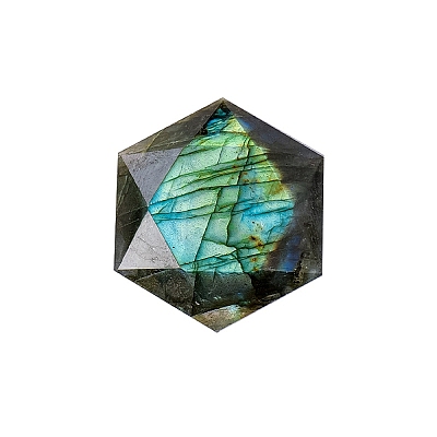 Natural Labradorite Healing Star of David Ornament PW-WG52742-04-1