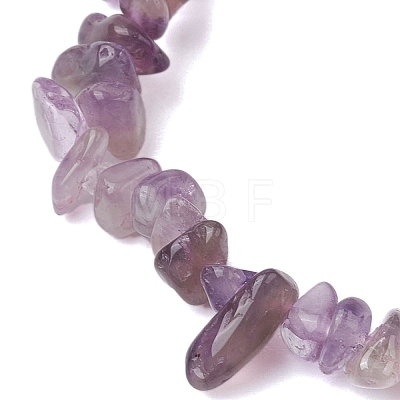 Natural Amethyst Beads Kids Bracelets BJEW-JB10611-03-1