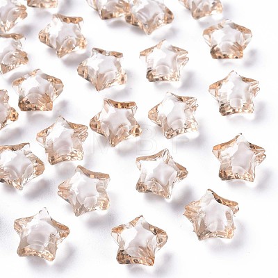 Transparent Acrylic Beads TACR-S152-02A-760-1