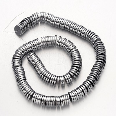 Electroplate Non-magnetic Synthetic Hematite Beads Strands G-F300-17A-01-1