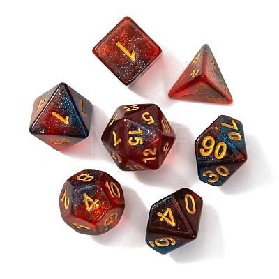 Acrylic Polyhedral Dice PW-WG11156-03-1