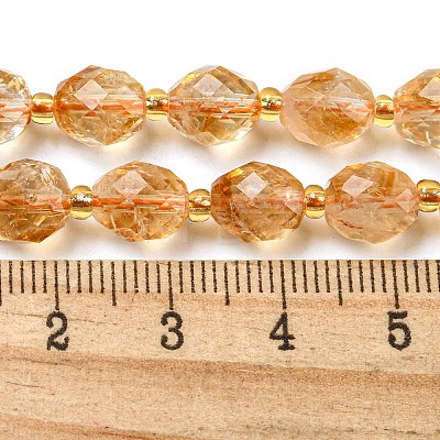 Natural Citrine Beads Strands G-N342-44-1