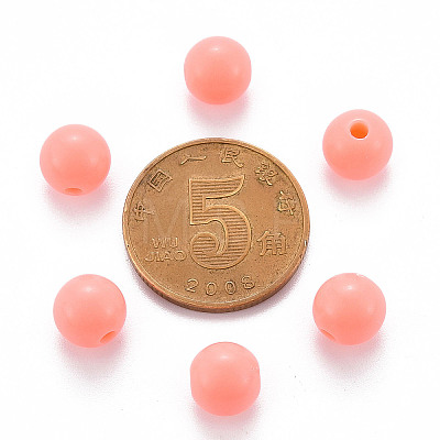 Opaque Acrylic Beads LS-MACR-S370-C8mm-SS2109-1