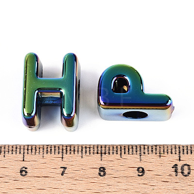 UV Plating Opaque Acrylic Beads PACR-T017-12M-1