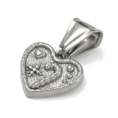 304 Stainless Steel Pendants STAS-D225-05P-1