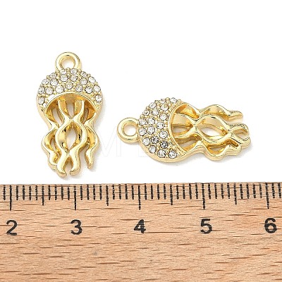 Alloy Crystal Rhinestone Pendants FIND-G108-04B-G-1
