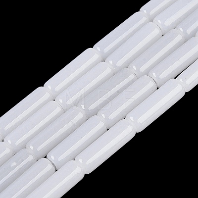 Imitation Jade Glass Beads Strands GLAA-N070-01A-B01-1