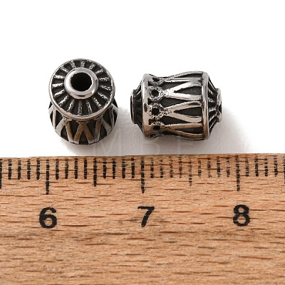 304 Stainless Steel Beads SA-CBAFBAB-09AS-D-1