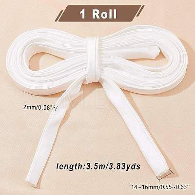 Satin Wedding Dress Back Tie Rope SRIB-WH0011-039A-1