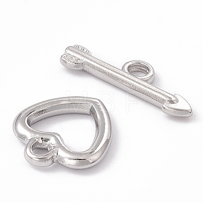 304 Stainless Steel Toggle Clasps STAS-G299-02P-1