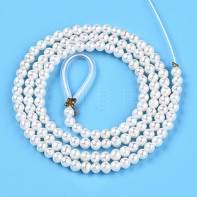 Natural Nucleated Pearl Beads Strands PEAR-N016-03A-1