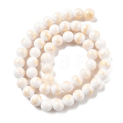 Natural Mashan Jade Beads Strands G-A255-A01-01H-1