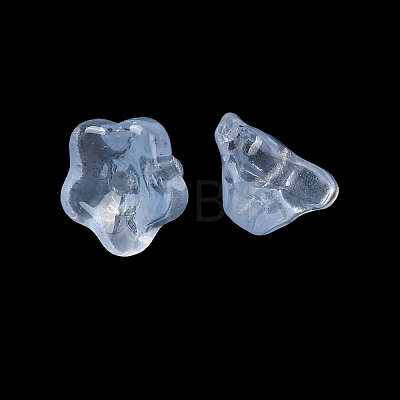 Baking Paint Transparent Glass Beads GLAA-T025-81C-08-1