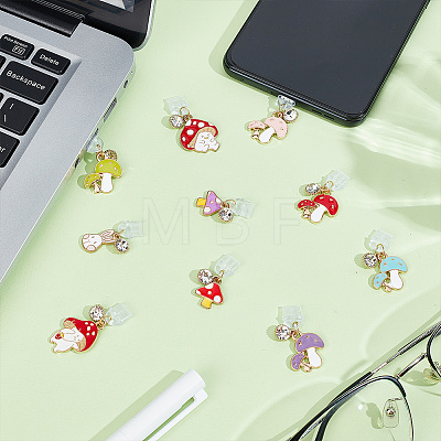 10Pcs Plastic Mobile Dustproof Plugs PALLOY-OC00025-1
