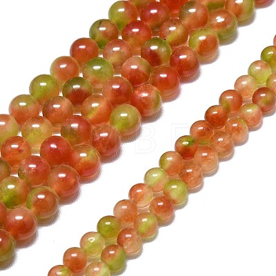 Natural Malaysia Jade Beads Strands G-L645-C01-8mm-25-1