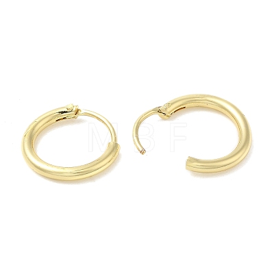 Rack Plating Brass Huggie Hoop Earrings EJEW-Q773-08G-1