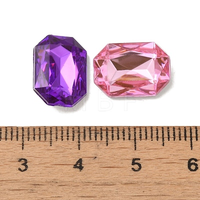 Imitation Taiwan Acrylic Rhinestone Cabochons GACR-A010-10x14mm-M-1