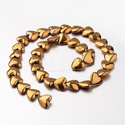 Electroplate Non-magnetic Synthetic Hematite Bead Strands G-F300-22D-03-1