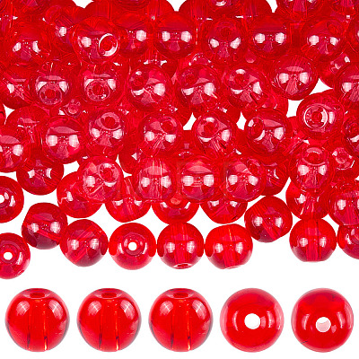 250Pcs Glass Round Beads GLAA-SP0001-49A-1