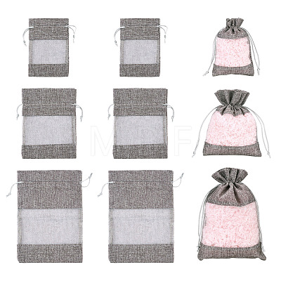 9Pcs 3 Styles Cotton Packing Pouches OP-TA0001-18D-1