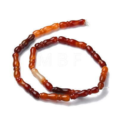 Natural Red Agate Beads Strands G-C135-A01-01-1