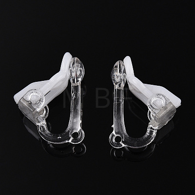 Plastic Clip-on Earring Findings FIND-R039-04-A01-1