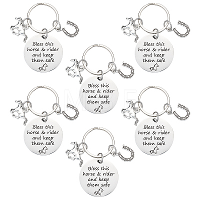 Western Style Alloy Keychains KEYC-SW00043-1