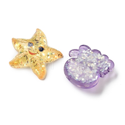 Transparent Resin Cabochons CRES-L050-02A-1