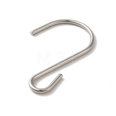 304 Stainless Steel S-Hook Clasp STAS-C085-03K-P-1