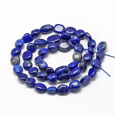 Natural Lapis Lazuli Beads Strands G-R445-6x8-35-1