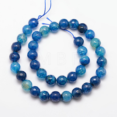 Natural Agate Bead Strands X-G-K166-07F-10mm-03-1