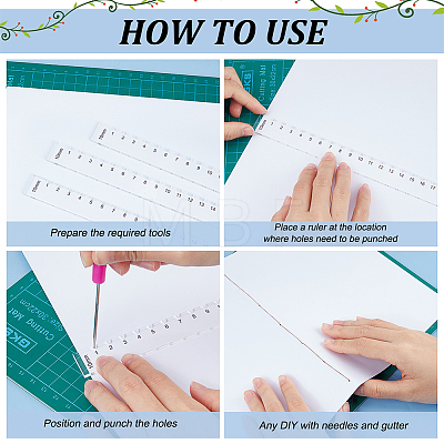 Acrylic Rulers TOOL-WH0125-92-1