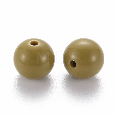 Opaque Acrylic Beads MACR-S370-C16mm-29-1