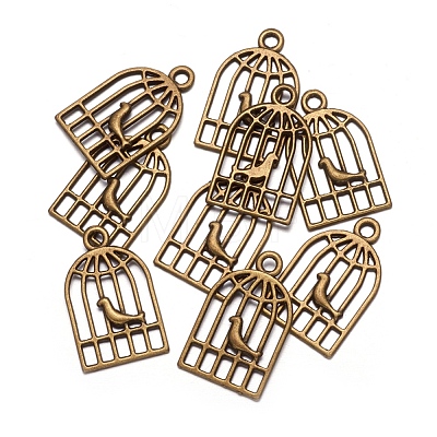 Tibetan Style Alloy Pendants PALLOY-A15345-AB-NF-1