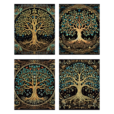 Tarot Tapestry AJEW-WH0521-09-1