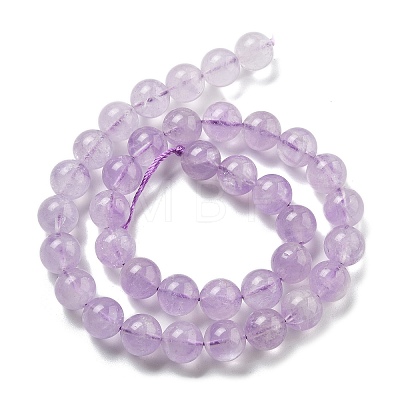 Natural Amethyst Beads Strands G-F306-11-10mm-1