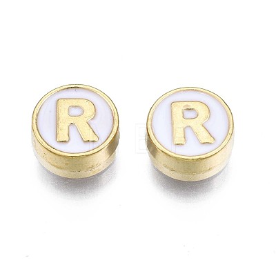 Alloy Enamel Beads ENAM-N052-006-01R-RS-1