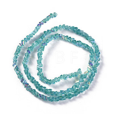 Electroplate Glass Beads Strands EGLA-E057-01A-03-1