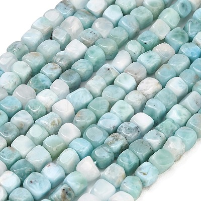 Natural Larimar Beads Strands GG-CBA007A-C01-01-1