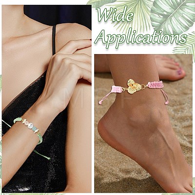 12Pcs Waxed Polyester Cord Bracelets Making AJEW-CJ00021-1