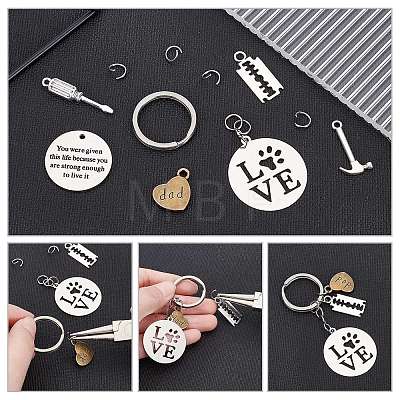   DIY Keychain Making Kit DIY-PH0005-65-1