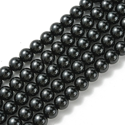 Eco-Friendly Dyed Glass Pearl Round Beads Strands HY-A002-8mm-RB080-1