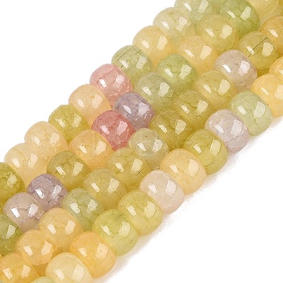 Ombre Effect Dyed Glass Beads Strands GLAA-Q106-05A-A04-1