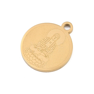 Buddhist 304 Stainless Steel Pendants SA-CBAE30B-02B-G-1