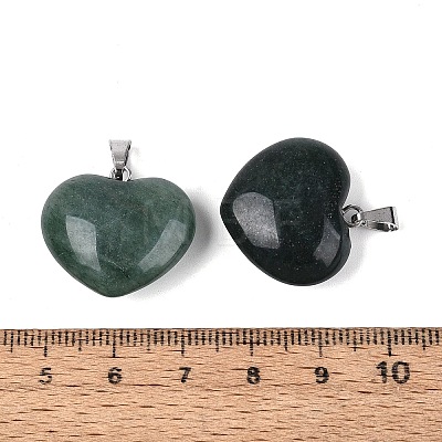 Natural Green Aventurine Pendants G-N362-05P-06-1