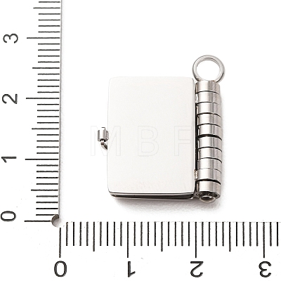304 Stainless Steel Pendants STAS-F362-03P-1