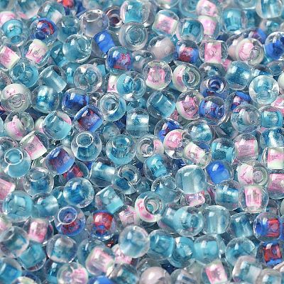 Transparent Glass Round Seed Beads SEED-B001-05A-07-1