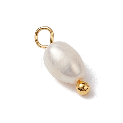 Natural Freshwater Pearl Potato Charms PALLOY-JF03202-01-1