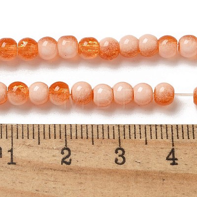 Crackle Glass Beads Strands GLAA-U001-4mm-10-1