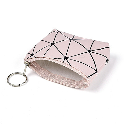 Triangle Pattern PU Leather Wallets AJEW-N003-16-1